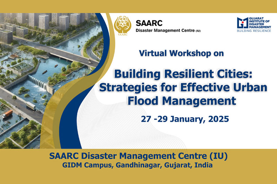 Virtual Workshop on Building Resilient Cities Strategies for Effective Urban Flood Management.