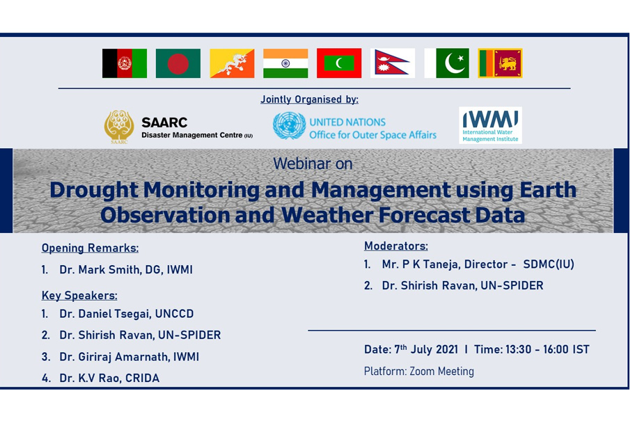 Drought Monitoring and Management Using Earth Observation and Weather Forecast Data