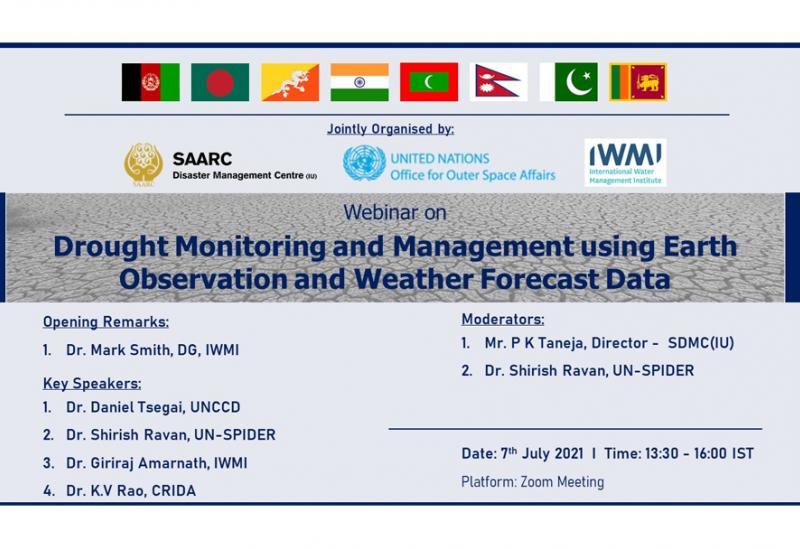 Drought Monitoring and Management using Earth Observation and Weather Forecast Data